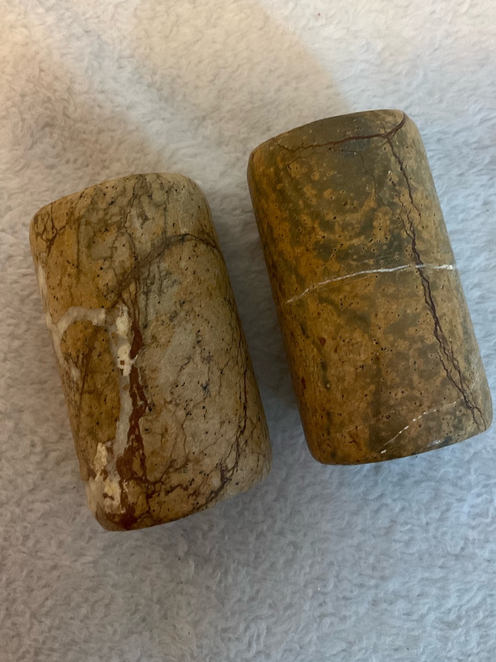Solid Marble Salt & Pepper Shakers